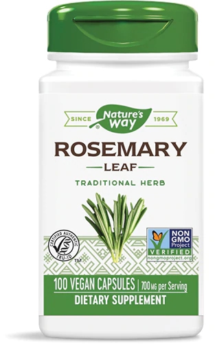 Nature's Way Alecrim Folha - 700mg - 100 Cápsulas Veganas