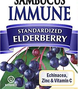 Nature's Way Sambucus Immune Pastilhas Efervescentes para Imunidade - 30 Pastilhas