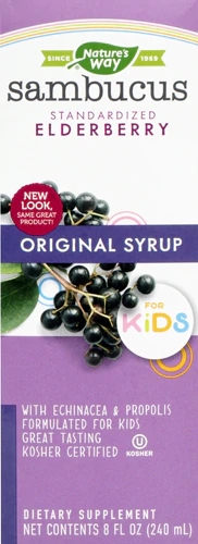 Xarope de Sabugueiro Nature's Way Sambucus Kids Berry 237ml - Suporte Imunológico Infantil