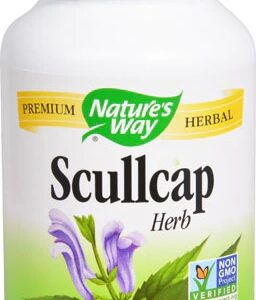 Nature's Way Scullcap Erva - 425mg - 100 Cápsulas Vegetarianas - Bem-Estar Natural