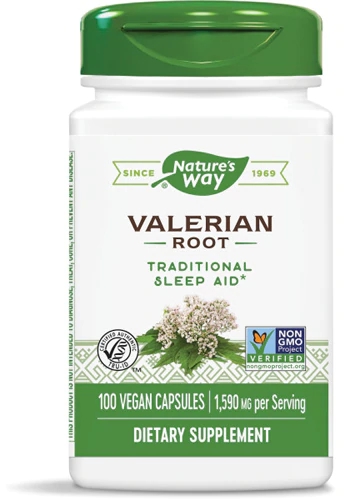 Nature's Way Raiz de Valeriana Vegana 100 Cápsulas - Bem-Estar Natural