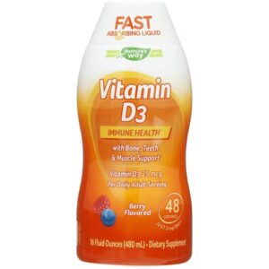 Nature's Way Vitamina D3 Líquida Berry - 25mcg (710ml)