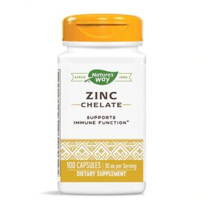 Comprar nature's way zinc chelate -- 30 mg per serving - 100 capsules preço no brasil minerals suplementos em oferta vitamins & supplements zinc suplemento importado loja 57 online promoção -