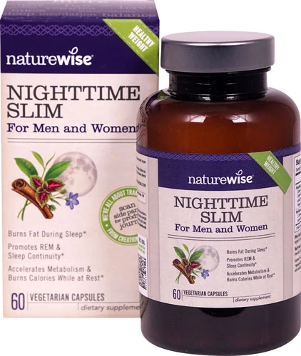 Naturewise Nighttime Slim para Homens e Mulheres - 60 Cápsulas Vegetarianas