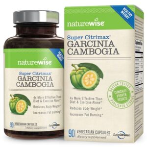 Naturewise Super CitriMax Garcinia Cambogia 90 Cápsulas Vegetarianas