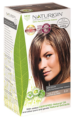 Tintura Permanente Naturigin 6.0 Louro Cobre Dourado Escuro 110ml - Coloração Natural e Saudável