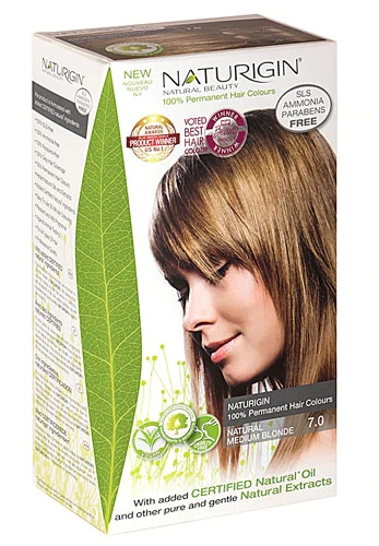 Tintura Permanente Naturigin Loiro Médio Natural 7.0 - 115ml