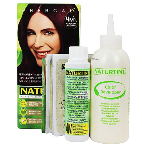 Tintura de Cabelo Permanente Naturtint 4M Mogno Castanho 165ml - Cobertura Total e Brilho Intenso