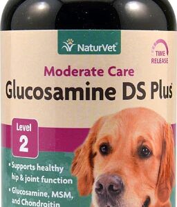 NaturVet Glucosamina DS Plus Stage 2 Cães 120 Tabletes Mastigáveis - Saúde Articular