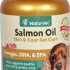 Comprar naturvet salmon oil skin & coat gel caps for dogs & cats -- 120 gel caps preço no brasil dog dog skin & coat pet health suplementos em oferta supplements suplemento importado loja 1 online promoção -