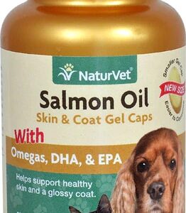 Comprar naturvet salmon oil skin & coat gel caps for dogs & cats -- 120 gel caps preço no brasil dog dog skin & coat pet health suplementos em oferta supplements suplemento importado loja 29 online promoção -