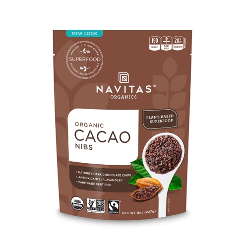 Cacau Nibs Orgânico Navitas Organics - 227g: Superalimento Puro e Poderoso