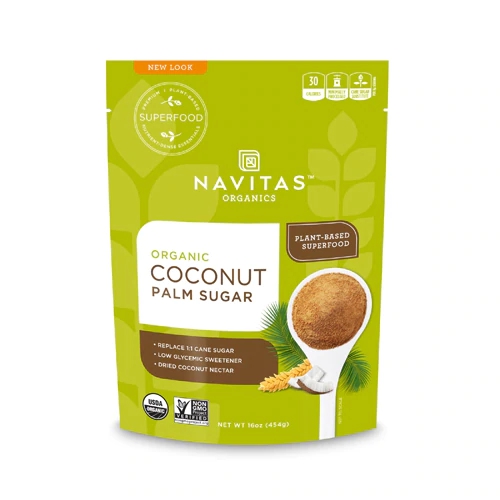 Açúcar de Coco Orgânico Navitas Organics - 454g - Adoçante Natural