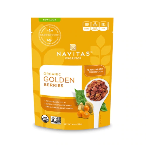 Golden Berries Orgânicas Navitas Organics - 113g - Superalimento Tropical