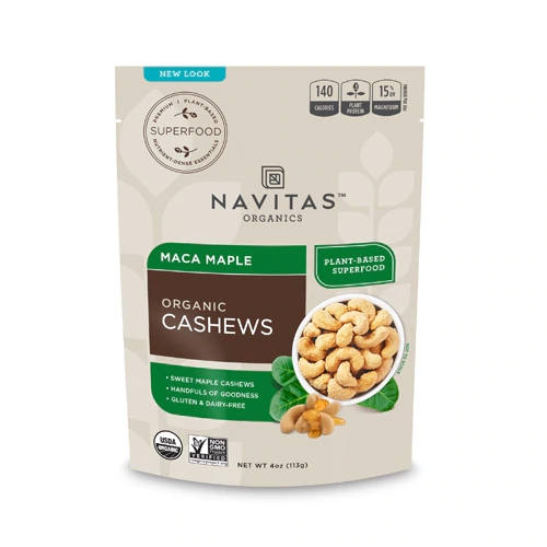Navitas Organics Castanha de Caju com Maca e Maple Superfood Plus - 113g