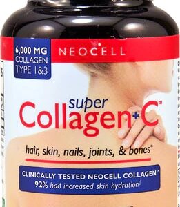 Colágeno Hidrolisado NeoCell Super Collagen Plus C™ - 6000mg - 120 Comprimidos