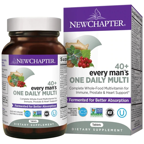 New Chapter Every Man's One Daily Multi 40+ - 24 Comprimidos Vegetarianos
