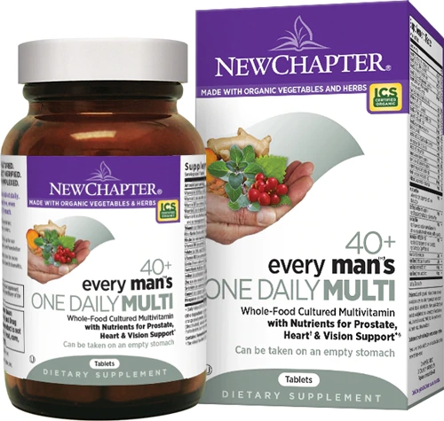 New Chapter Every Man's One Daily Multi 40+ - 96 Comprimidos Vegetarianos
