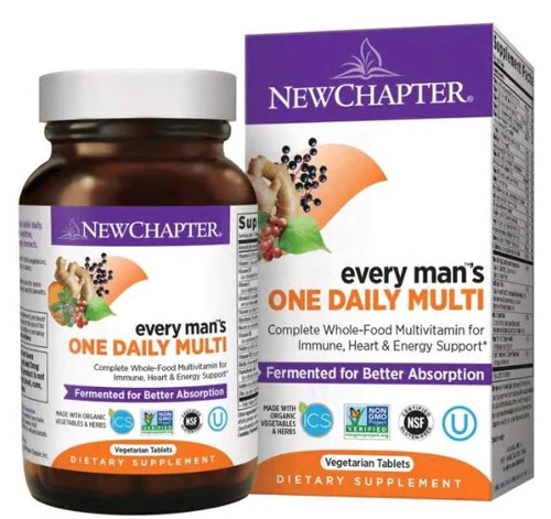 New Chapter Every Man's One Daily Multi - 96 Comprimidos Vegetarianos