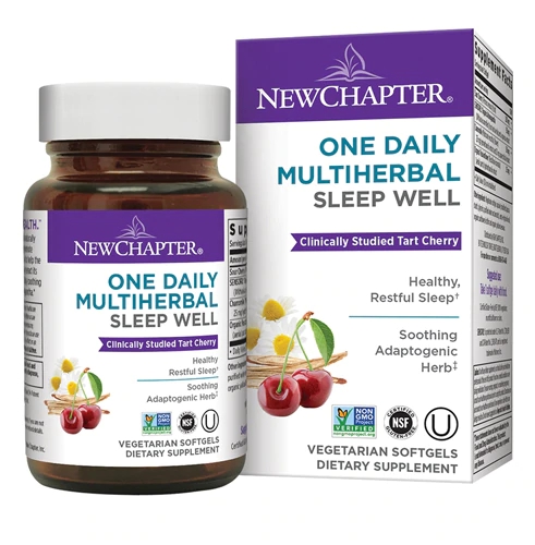 New Chapter One Daily Multiherbal Sleep Well 30 Cápsulas Vegetarianas Softgels