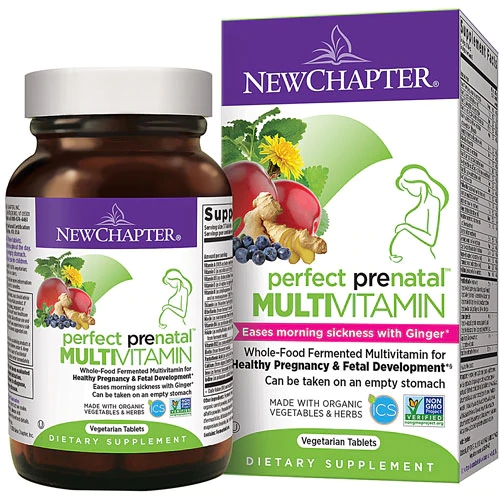 New Chapter Perfect Prenatal Multivitamínico Vegetariano 192 Comprimidos