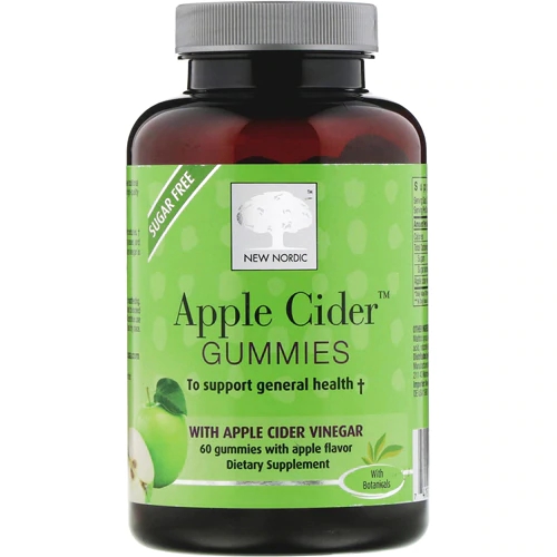 Gomas de Vinagre de Maçã New Nordic Apple - 60 Unidades