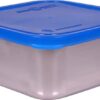 Comprar new wave enviro stainless steel container divided blue -- 1 container preço no brasil food & beverages noodles pasta suplementos em oferta suplemento importado loja 3 online promoção -
