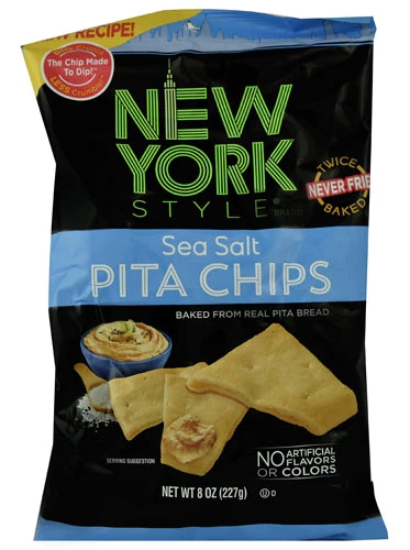 Chips de Pita Assados Estilo Nova York Sal Marinho - 227g