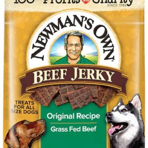 Newman's Own Beef Jerky Treats para Cães - Receita Original - 142g