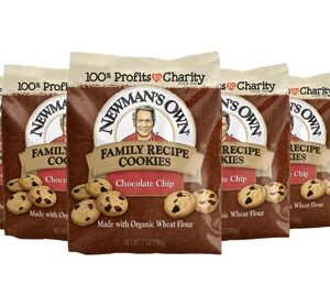 Biscoitos de Chocolate Chip Newman's Own Family Recipe - 198g por Pacote (Pack com 6)