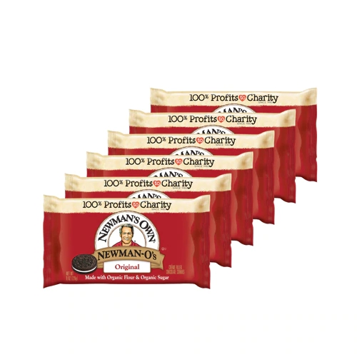 Bolacha Recheada Newman-O's Chocolate Original Newman's Own 272g (Pack 6)