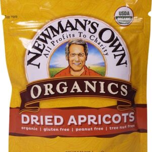 Damascos Secos Orgânicos Newman's Own - 170g - Sabor e Nutrição Natural