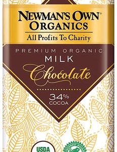Comprar newman's own organics milk chocolate bar 34% cocoa -- 1 bar preço no brasil candy chocolate chocolate bars dark chocolate food & beverages suplementos em oferta suplemento importado loja 73 online promoção -