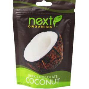Comprar next organics dark chocolate covered snacks coconut -- 4 oz preço no brasil candy chocolate chocolate candy food & beverages suplementos em oferta suplemento importado loja 45 online promoção -