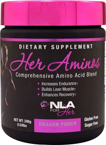 NLA For Her Aminos Dragon Punch - 30 Porções - Potencialize Seus Treinos