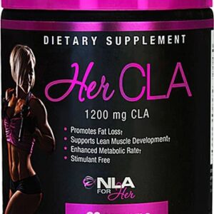NLA For Her CLA - Ácido Linoleico Conjugado 1200mg - 60 Cápsulas Softgel