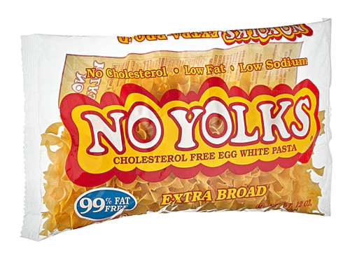 Macarrão de Clara de Ovo No Yolks Enriched Pasta Extra Broad 340g