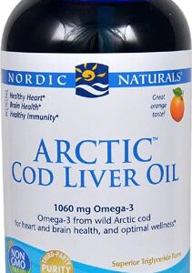 Óleo de Fígado de Bacalhau Ártico Nordic Naturals Sabor Laranja - 473ml