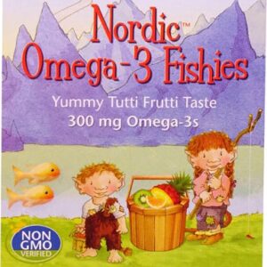 Nordic Naturals Fishies Gomas de Ômega-3 Tutti Frutti - 36 Gomas