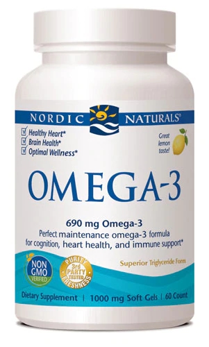 Nordic Naturals Ômega 3 Limão 690mg - 60 Cápsulas Gelatinosas