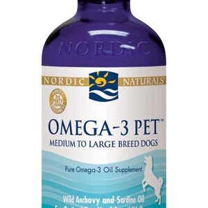 Nordic Naturals Ômega 3 Pet para Cães de Médio a Grande Porte - 237ml