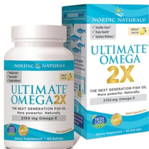 Nordic Naturals Ultimate Omega 2X Limão 2150mg - 60 Softgels