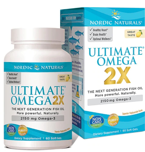 Nordic Naturals Ultimate Omega 2X Limão 2150mg - 60 Softgels