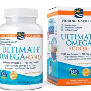 Nordic Naturals Ultimate Omega® + CoQ10 -- 1000 mg - 60 Softgels