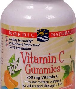Nordic Naturals Vitamin C gummies Tart Tangerine -- 250 mg - 60 Gummies
