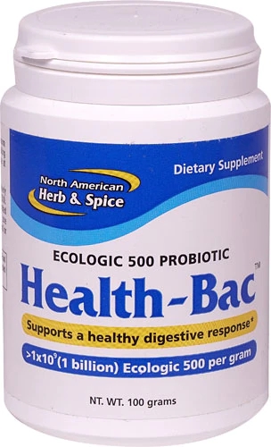 Health-Bac Probiótico North American Herb & Spice 100g - Saúde Intestinal