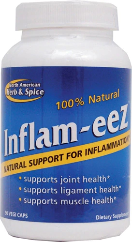 North American Herb & Spice Inflam-eeZ™ 90 Cápsulas Vegetarianas - Alívio Natural