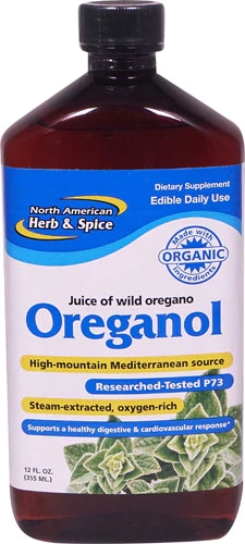 North American Herb & Spice Oreganol Juice of Wild Oregano -- 12 fl oz