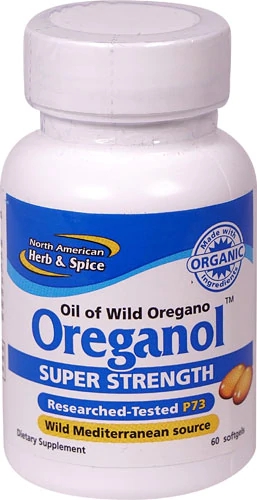 Óleo de Orégano Oreganol Super Strength North American Herb & Spice - 60 Cápsulas Gelatinosas