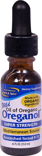 Óleo de Orégano Selvagem Oreganol™ Super Strength North American Herb & Spice 13.3ml